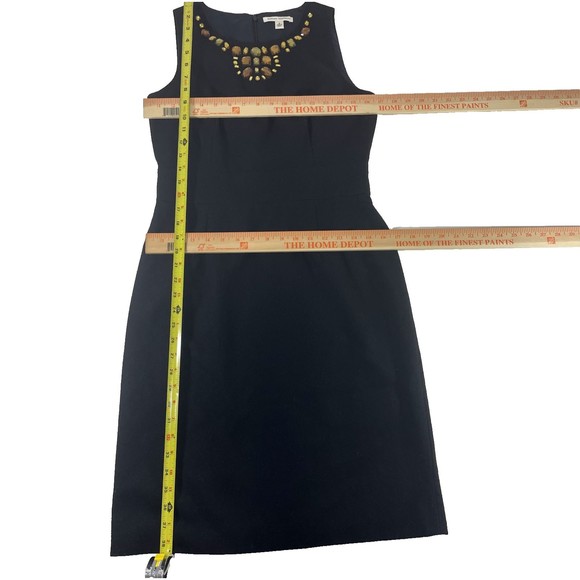 Banana Republic Gemstone‎ Collar Sleeveless Sheath Wool Blend Dress Size 6 - Picture 10 of 10